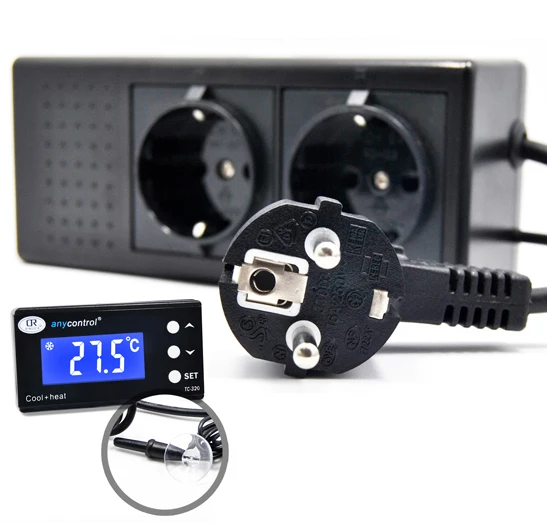 Водонепроницаемый сенсорный цифровой телефон с холодным обогревом и вилкой EU UK