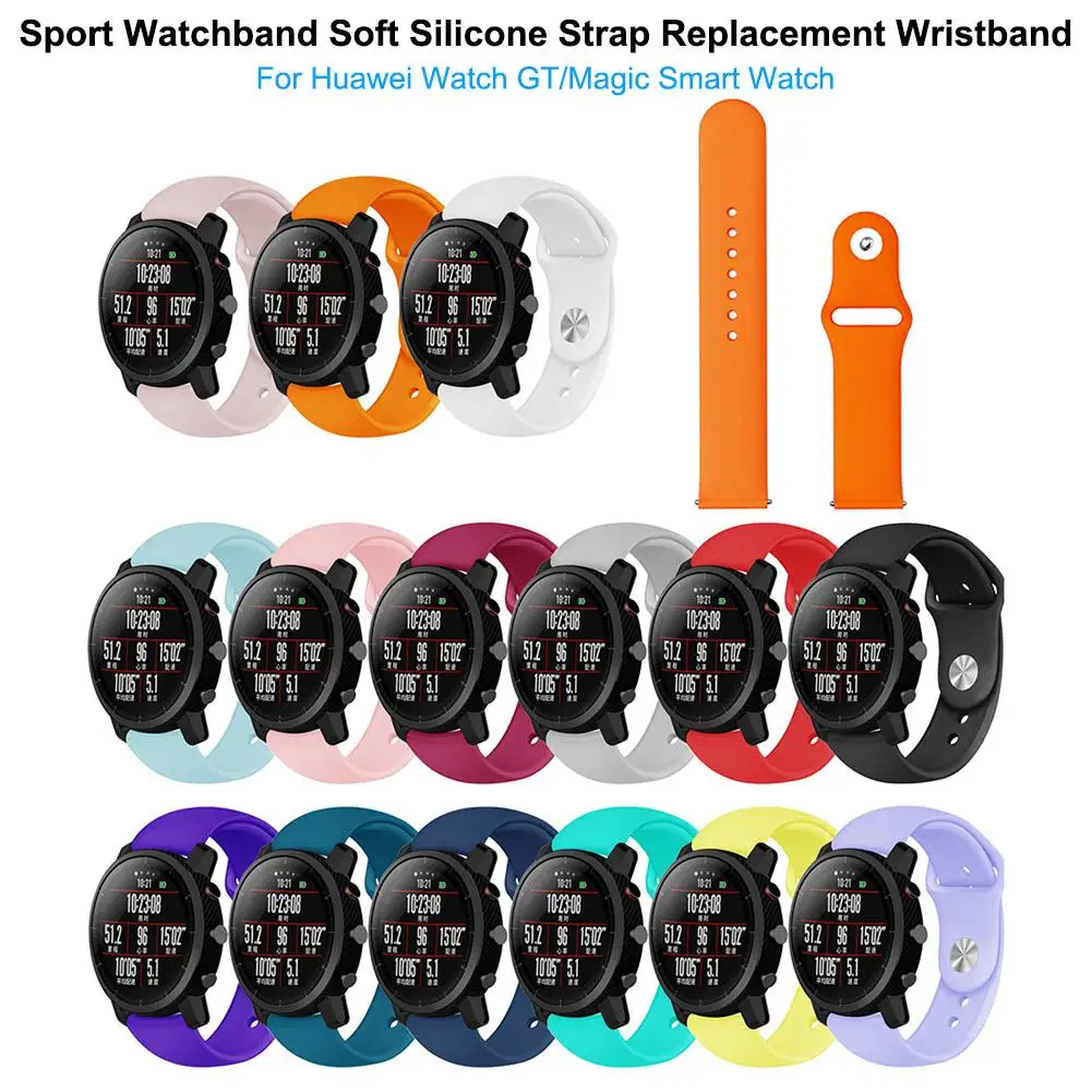 Спортивный ремешок для часов мягкий силиконовый ремень сменный Браслет GT/Magic Smart