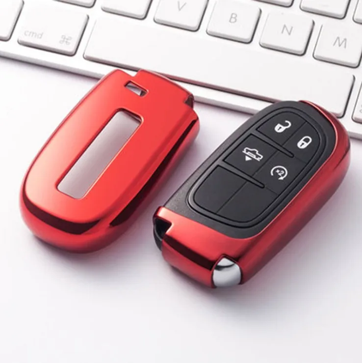 Автомобильный ТПУ чехол для ключей держатель карман Dodge JEEP Renegade Патриот Гранд