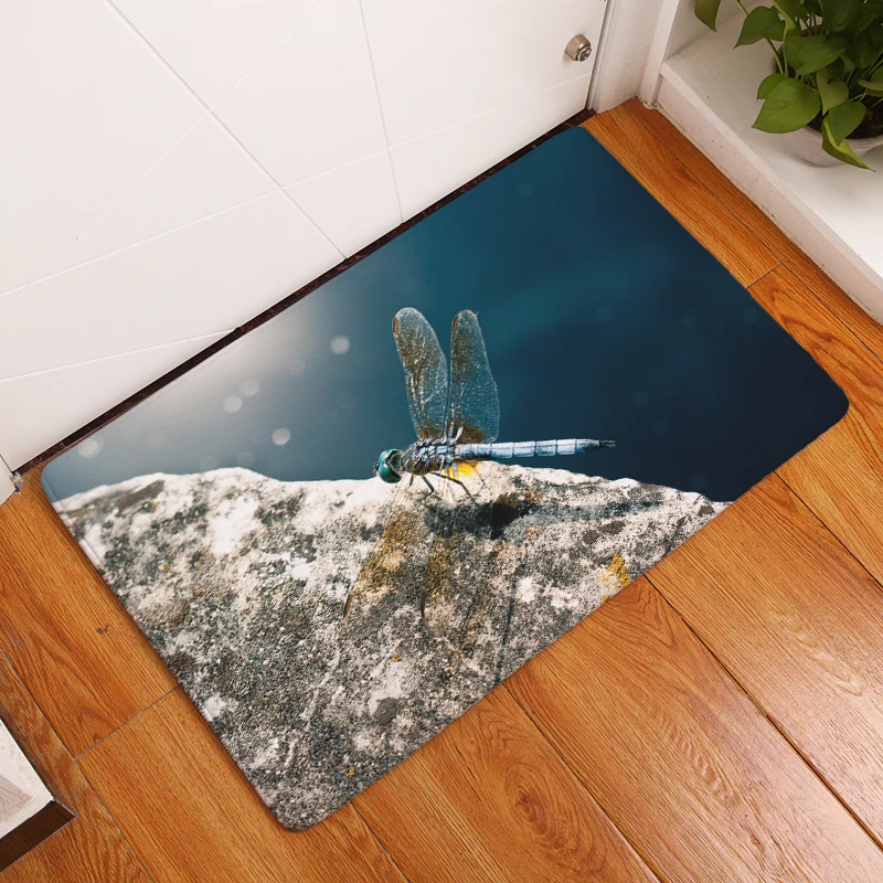 2017 новые ковры с принтом насекомых Нескользящие кухонные коврики для дома