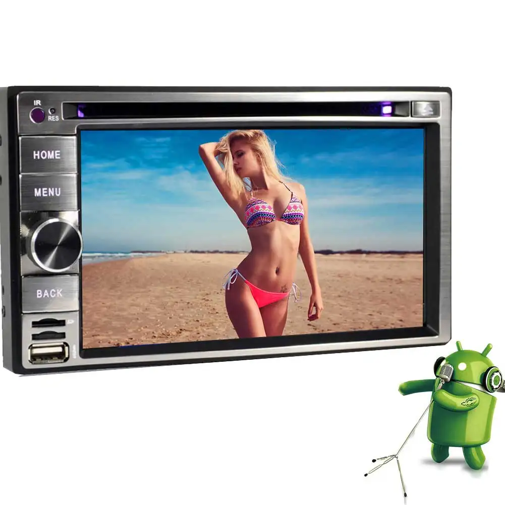6.2 &quotв тире android автомобильный Радио двойной 2 DIN стерео GPS навигации Bluetooth HD