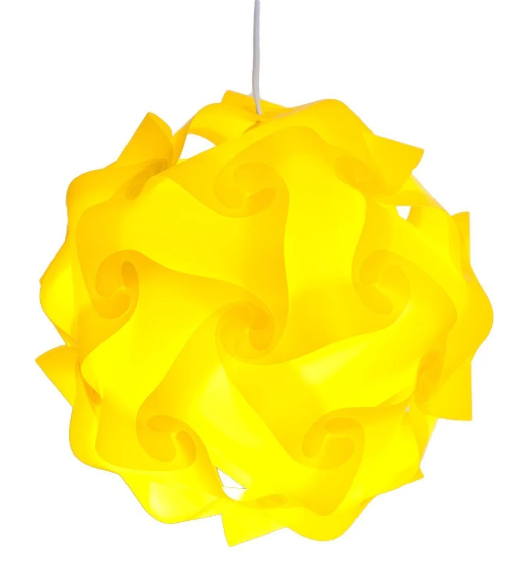 2016 новое поступление 5 цветов 28 см 30 шт. IQ Puzzle Creative Jigsaw Bar Decor Light Lamp абажур дизайн