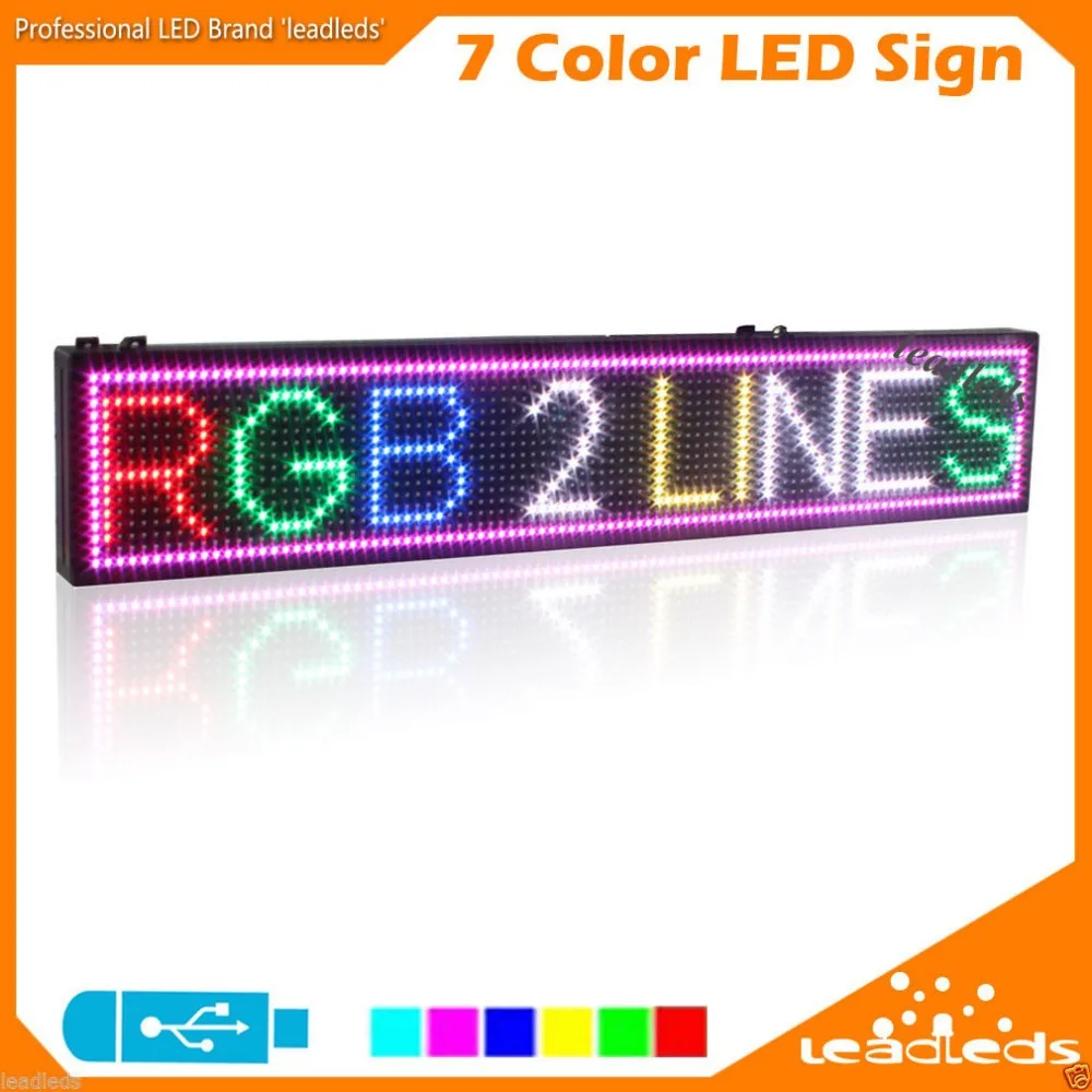 Полноцветный RGB SMD светодиодный рекламный дисплей 1 м программируемый и