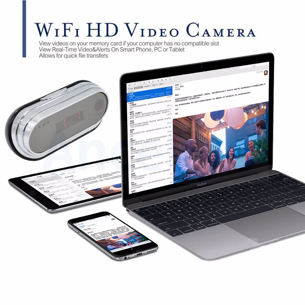 AnceEye 1080P мини-часы с поддержкой wifi и с камерой P2P-няня камера-Обнаружение движения удаленный монитор Беспроводной IP камеры безопасности дома Камера hdminicam AP