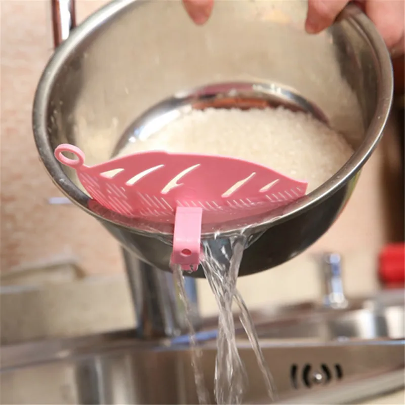 Colanders & Strainers прочный чистый лист форма промывка риса сито бобы горох Чистка