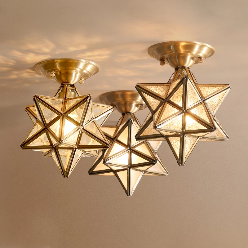 Бар арт Салон Led звезда потолочный светильник приспособление для столовой