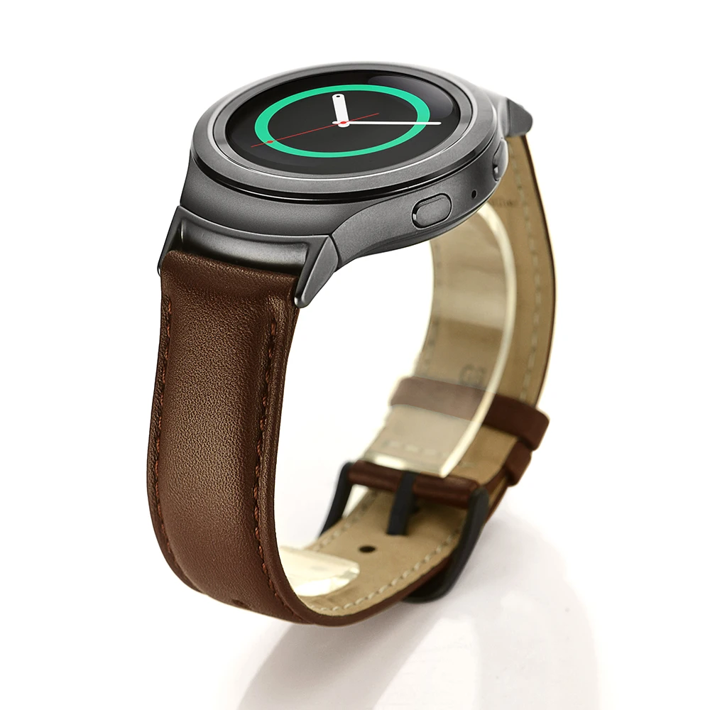 Ремешок из натуральной кожи для Samsung Gear Sport S2 классический браслет наручных часов