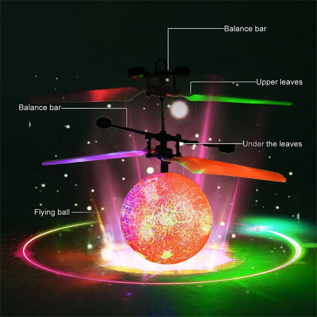 RC Мини Инфракрасный Электрический шар Летающий индукционный мини Дрон