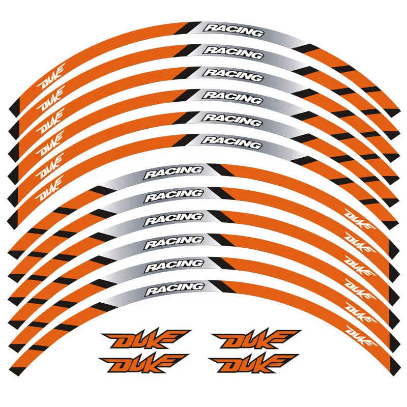 Наклейки на передние и задние колеса мотоцикла наклейки для KTM DUKE 125 250 390 790