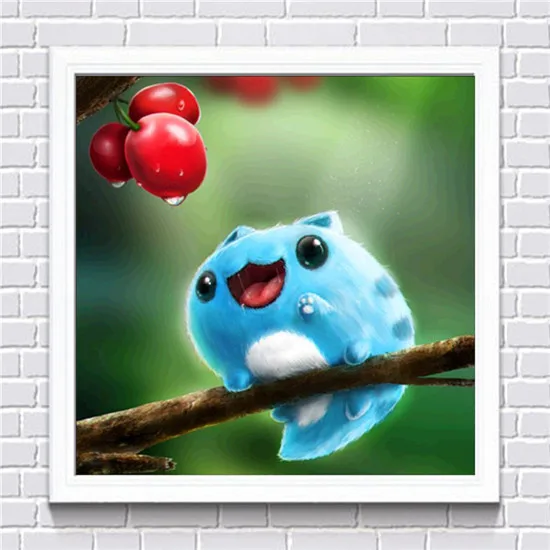 30X30 5D DIY Алмазная картина полный круг Алмазная картина мультфильм животное Алмазная вышивка/Наклейка/мозаика - Цвет: 30X30