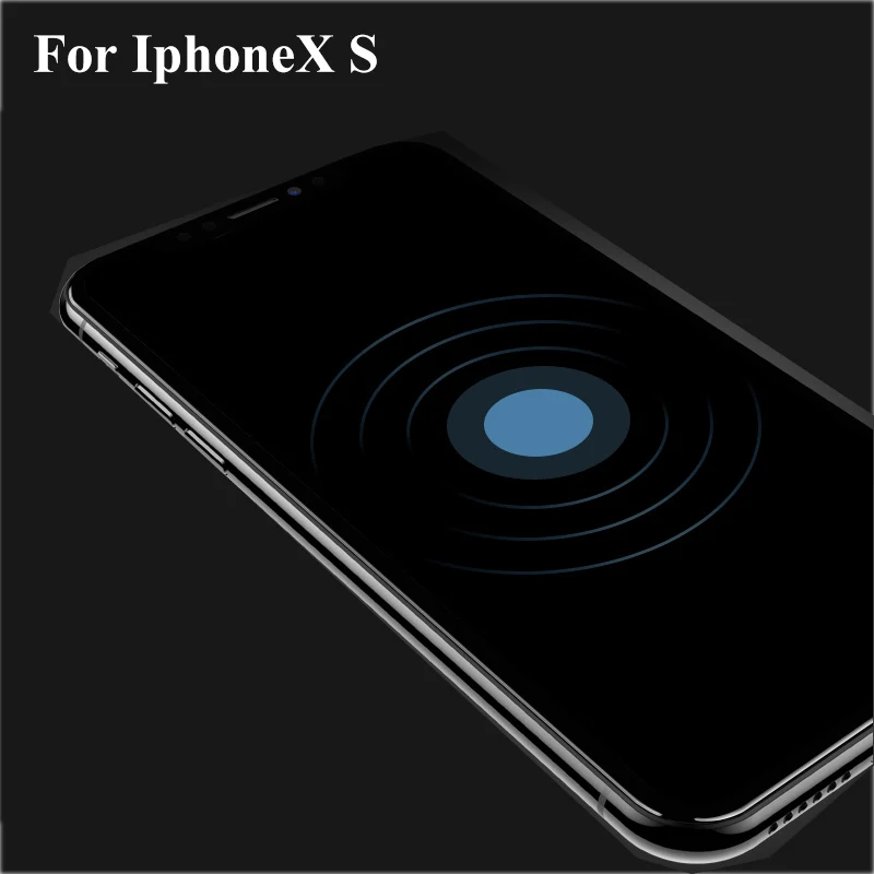 Черное ультратонкое закаленное стекло 9H для iphone X XS iphoneXS iphonex Защитная пленка