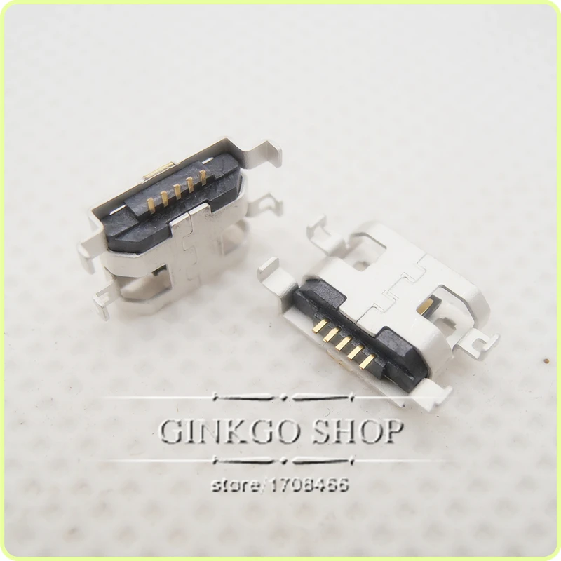 3000 шт. микро USB разъем DIP 5P SMD Mircro зарядка Sockect DIY без края для ремонта мобильных и