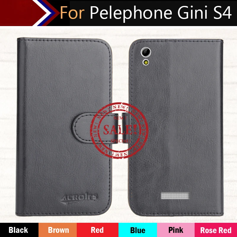 Чехол для телефона Pelephone Gini S4 5 дюймов 6 видов цветов выделенная кожа эксклюзивный