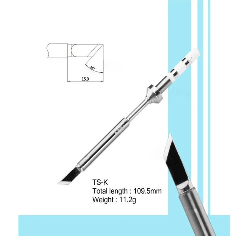 Оригинальный Запасной наконечник паяльника для цифрового ЖК TS100|tip for soldering|tip
