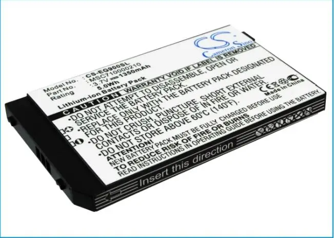 Аккумулятор Cameron Sino 1350 мАч для SOFTBANK X01T 718000181 MSC710000210 TS-BTR002 TOSHIBA Portege G900 | Мобильные
