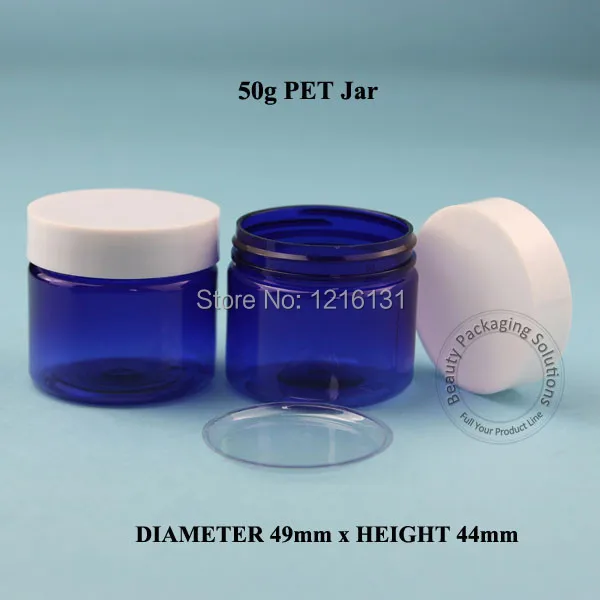 Пластиковая банка для крема домашних животных 50 шт. г пустая бутылка маски лица