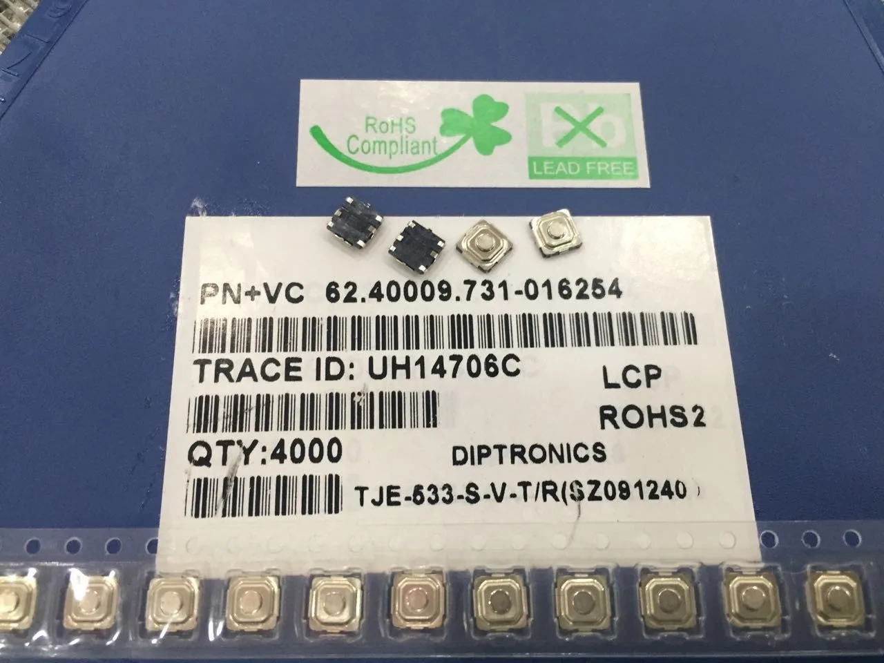 Тайвань Yuanda DIP TJE 533 S V T/R 5 2*5 2*1 такт переключатель патч 4 фута|Выключатели| |