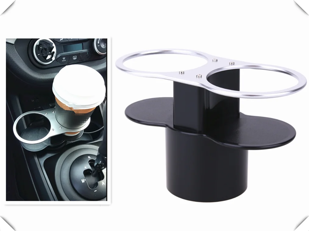 

Double hole car accessories cup holder / beverage rack mounting for Mercedes Benz W211 W203 W204 W210 W124 AMG W202