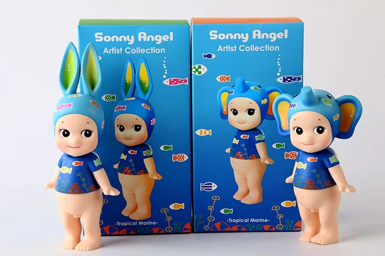 40 шт./лот набор с ангелом Серия животных Kewpie детские куклы оригинальные коробки