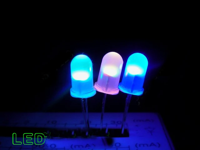 5 мм цветная круглая головка Светодиодная лампа бисер медленная вспышка