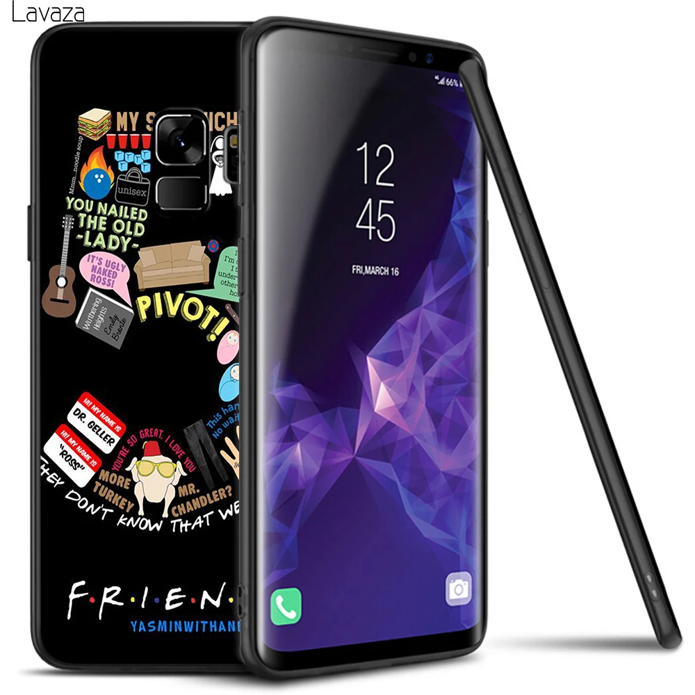 Lavaza Friends Tv Show Soft Case for Galaxy A3 A5 2016 2017 A6 plus A7 A8 A9 J6 2018 A10 30 40 50 70 |