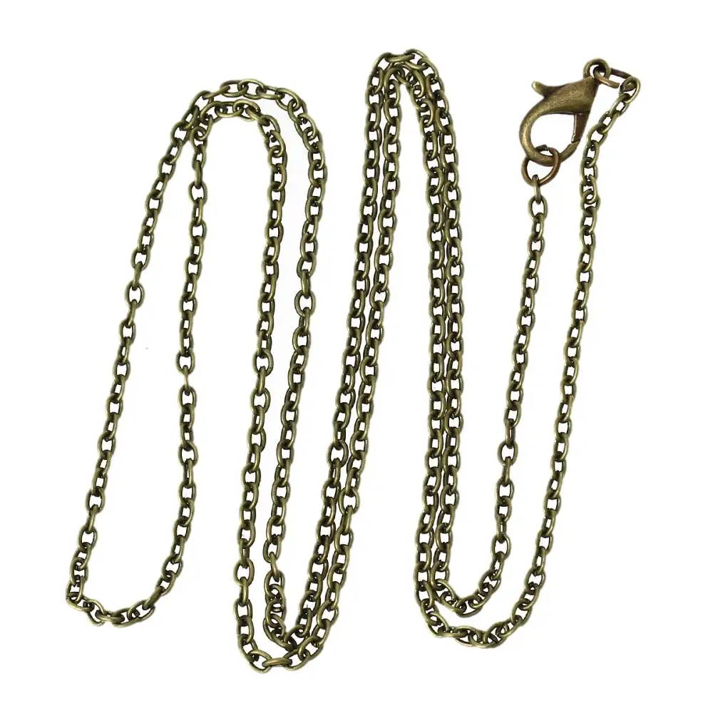 DoreenBeads ожерелье из античной бронзы 77 см (30 3/8 &quot) 12 шт.|necklace big chain|chain locknecklace drama |