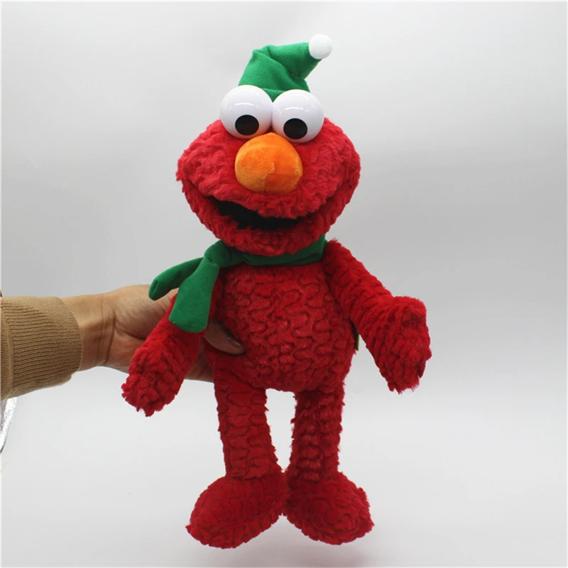 См 1 шт. 35 см Elmo плюшевые мягкие игрушки Рождество Elmo Мягкие куклы