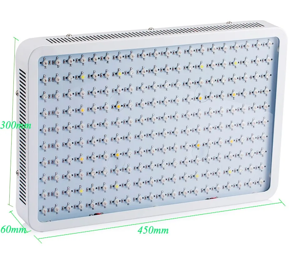 Светодиодный светодио дный растительный свет полный спектр 2000 Вт COB Чипсы 200*10 LED s
