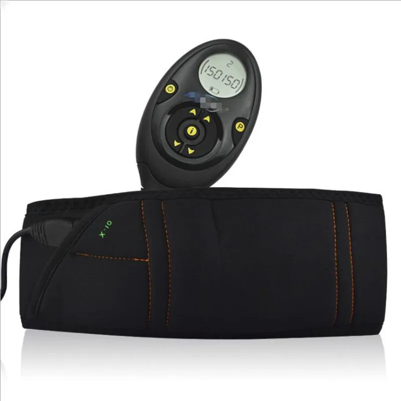 Электромассажный пояс для похудения тонизирующий мышц брюшного пресса