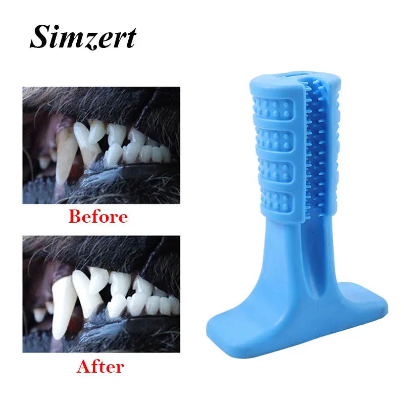 Simzert Pet молярная палка зубная щетка для собак Резина Силиконовый зуб игрушка