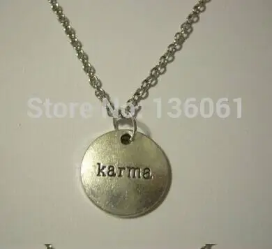 Винтажный серебряный бульдог Собака корова череп музыкальная нота Карма дамба