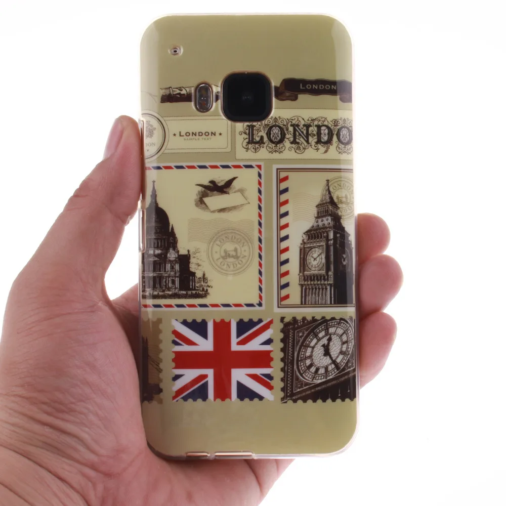 Роскошь для HTC 9 мода загущающие силиконовые подходит тпу красочный мультфильм