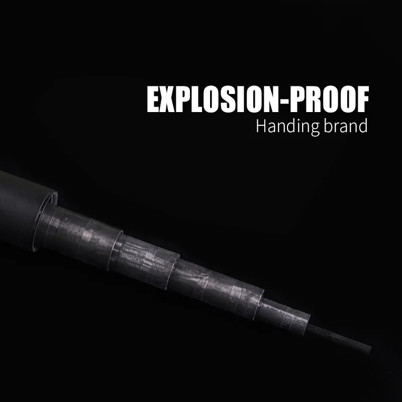 Handing 3.6-8.1m Telescopic Fishing Rod Carbon Fiber Pole Ultra-light Carp super hard Stream Hand rod for big fish | Спорт и