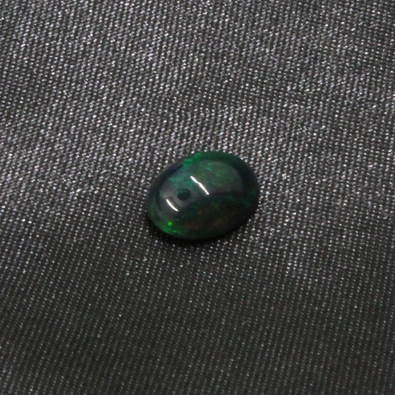Овальный черный опал 7 мм * 9 свободный драгоценный камень|Стразы и драгоценные