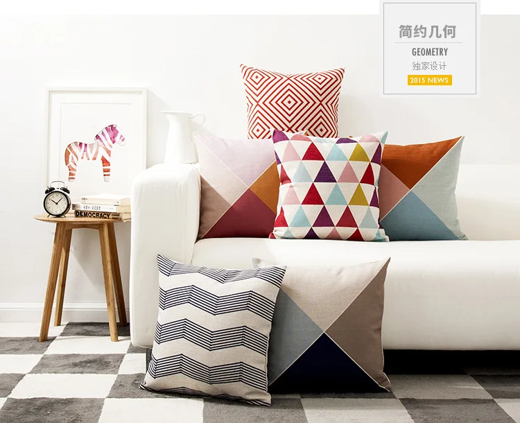 Скандинавский современный минималистичный хит цвет постельное белье с