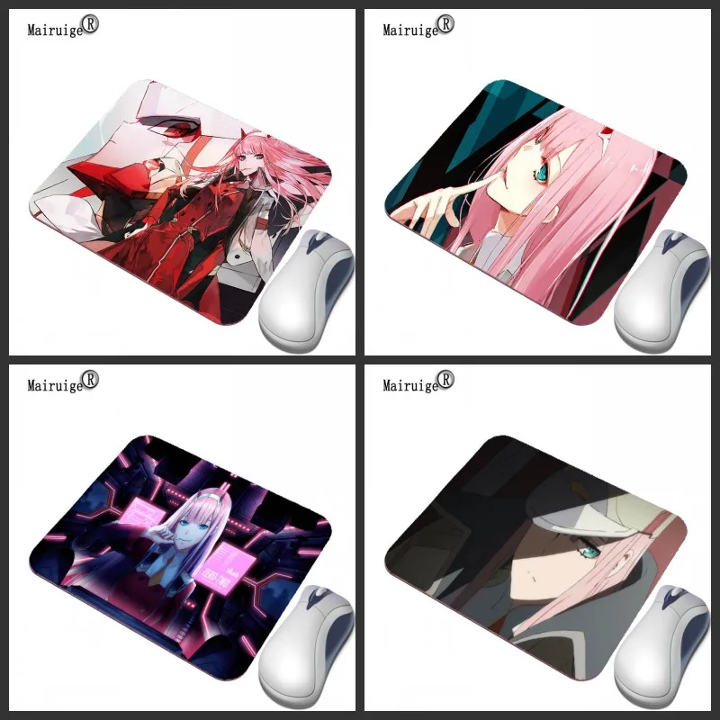 Mairuige darling in the franxx anime mouse pad sexy girl print home s decorative mat rubber anti-slip computer keyboard pad