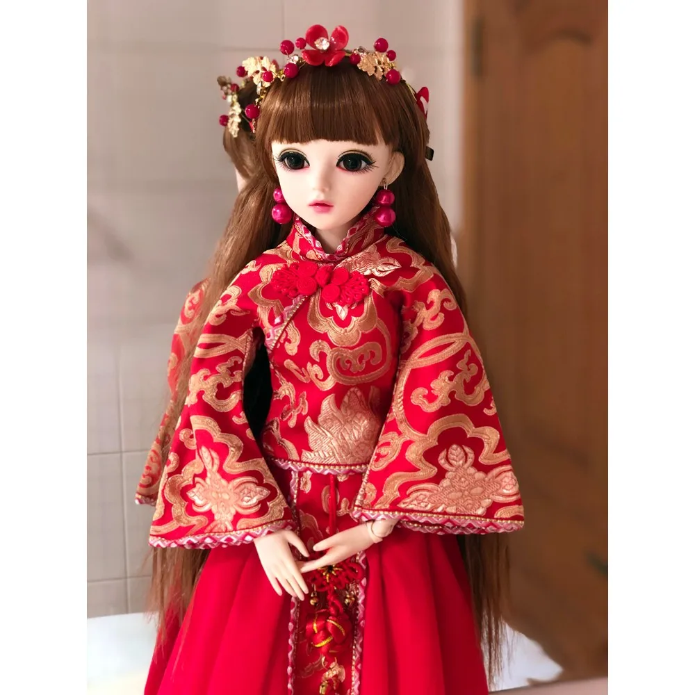 Шарнирная кукла 60 см игрушки высшее качество китайская Кукла 18 шарниров