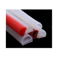 silicone e type strip red white e shape silicone stirp door oven freezer door oven steaming machine vmq e sealing bar