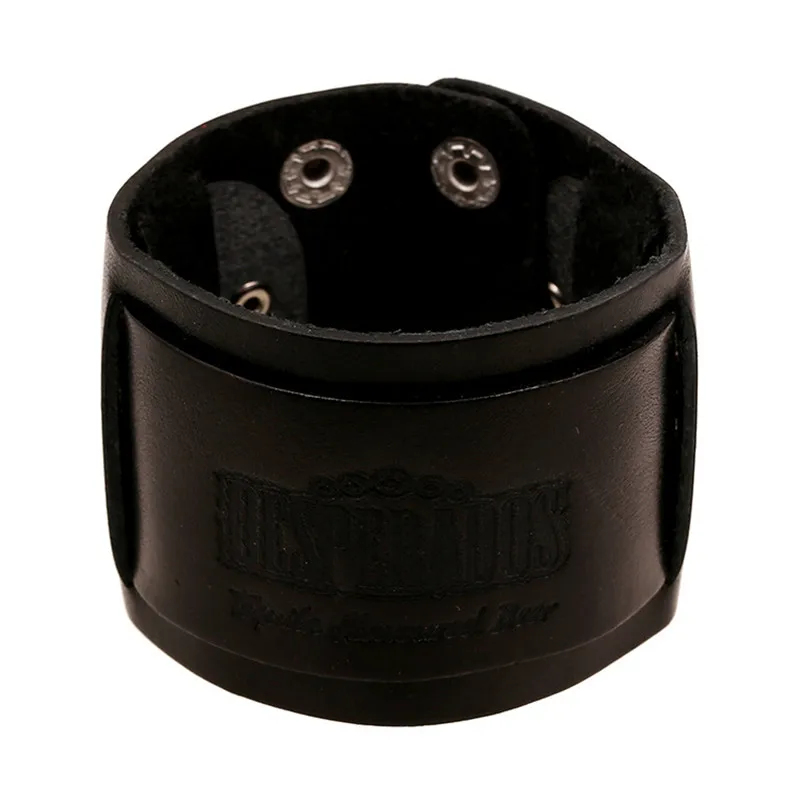 BANMAR Punk Braided Black &amp Brown Genuine Leather Bracelet With Alloy Buckle Adjustable Fashion Women Men Bracelets Jewelry | Украшения