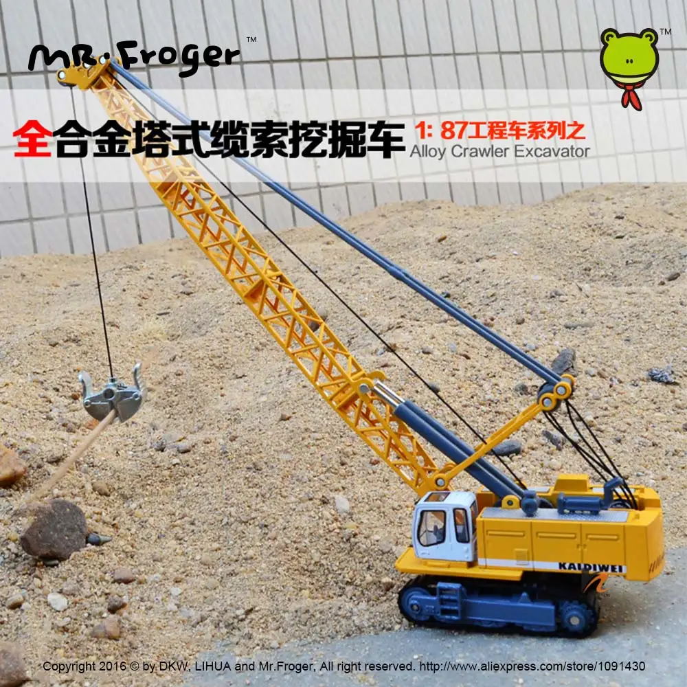 Mr.Froger 1 : 87 Cable Excavator model alloy Engineering Construction vehicles truck Decoration Classic children Toy gift | Игрушки и