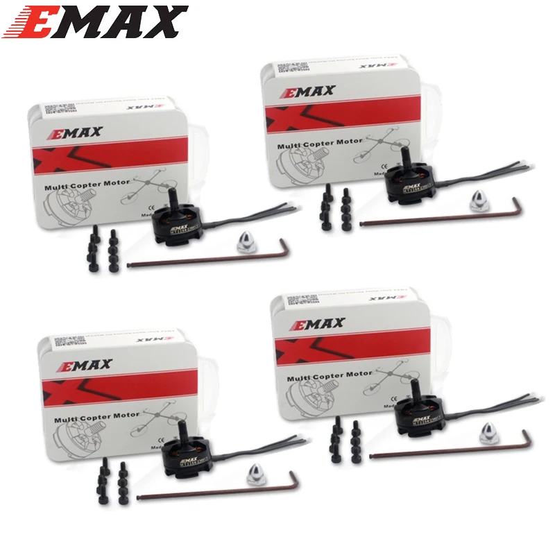 4 компл./лот EMAX MT2204 KV2300 многоосевой бесщеточный мотор для QAV250 FPV через выделенный |