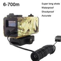 askco mini 700m mechanical sight for hunting laser rangefinder rifle scope riflescope mate with speed measure