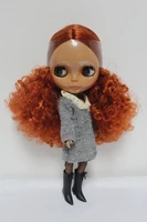 free shipping big discount rbl 138diy nude blyth doll birthday gift for girl 4colour big eyes dolls with beautiful hair cute toy