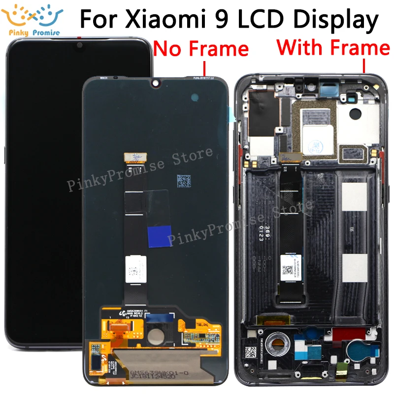 Оригинальный ЖК дисплей AMOLED 6 39 дюйма для xiaomi Mi 9 с сенсорным экраном и