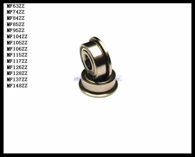 10 шт./лот фланцевый подшипник MF117ZZ MF126ZZ MF128ZZ MF137ZZ MF148ZZ тонкая стена глубокий шаровой