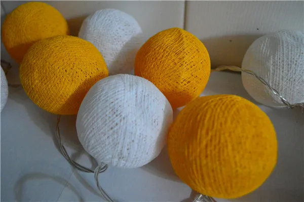 20 шт./компл. два тона в винтажном стиле оранжевого и белого цвета ватным тампоном