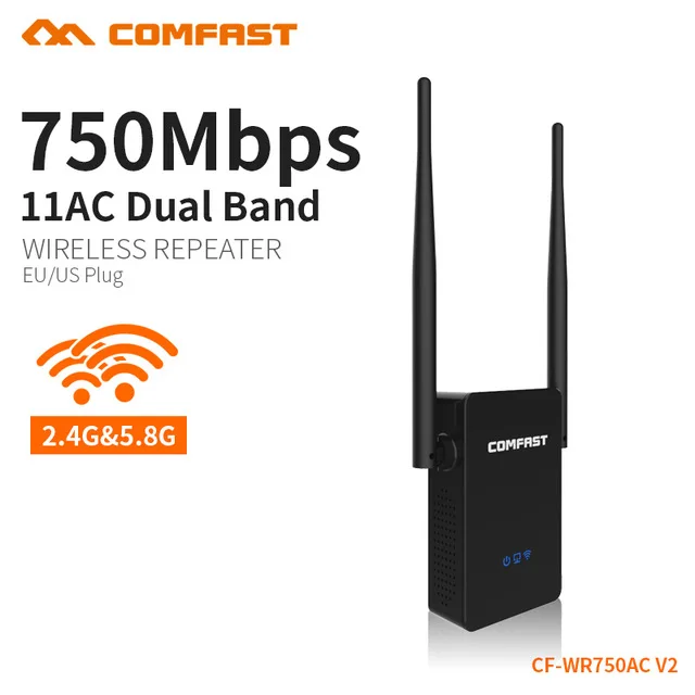 Испанский склад Беспроводной Wi Fi ретранслятор 750 Мбит/с маршрутизатор