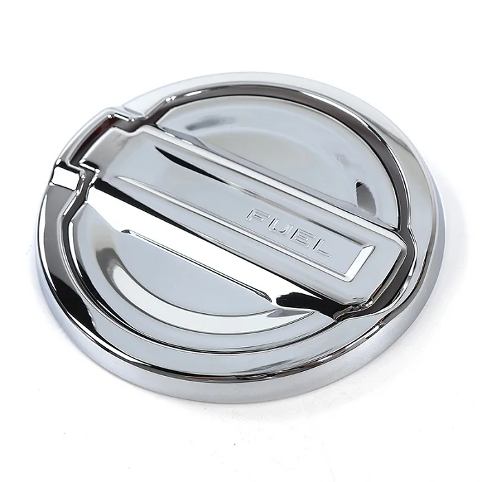 chrome MOPAI автомобильные чехлы на бак для Jeep Wrangler JL+ автомобильные крышки на бензиновый бак наклейки на Jeep JL Wrangler аксессуары - Цвет: chrome