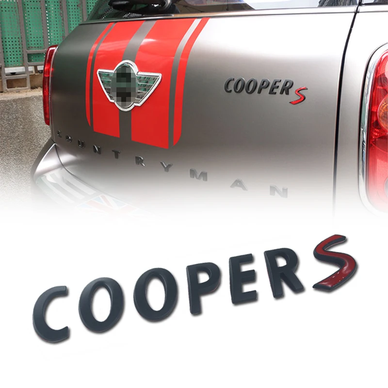 Металлическая 3d-наклейка с эмблемой для MINI Cooper JCW F54 F55 F56 F60 R50 R52 R55 R56 R60 R61