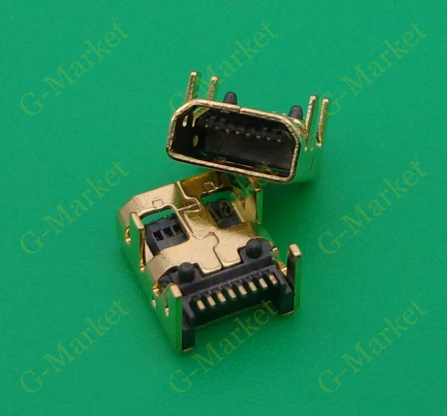 2 шт. мини USB 8-контактный разъем для сварки 8 P позолоченный Разъем DIY DIP штекер